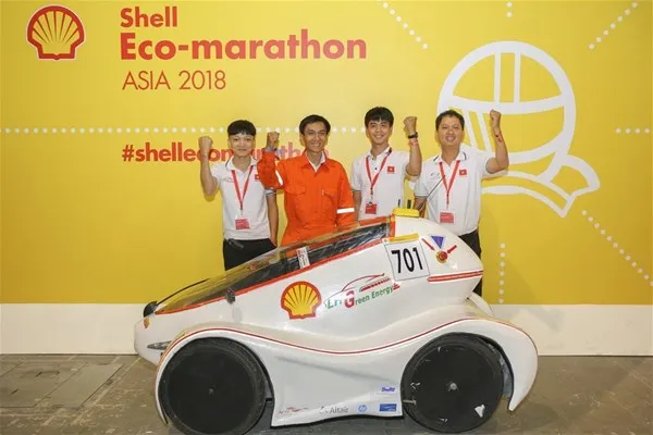 Đội thi Lạc Hồng khẳng định chất lượng đào tạo bằng ngôi vị vô địch Cuộc thi xe tiết kiệm nhiên liệu Châu Á