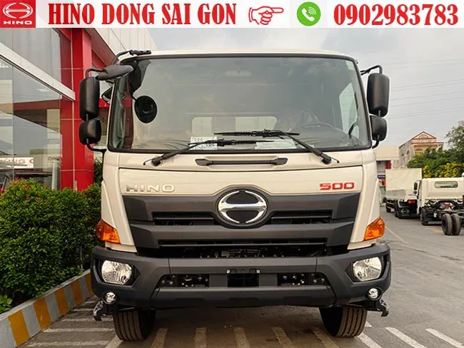 Tổng thể ngoại thất mạnh mẽ của dòng xe ben Hino 8 tấn FG8JJ7A