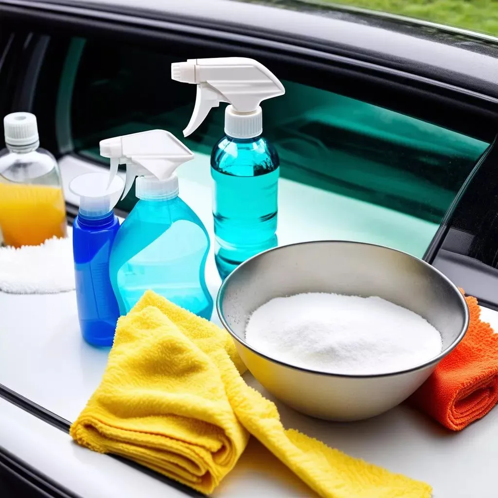 Nguyên liệu chính để tự pha chế nước rửa kính xe ô tô