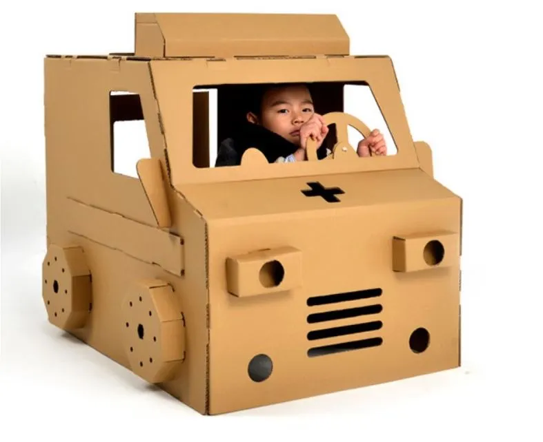 Nhà cho bé có hình dạng xe ô tô