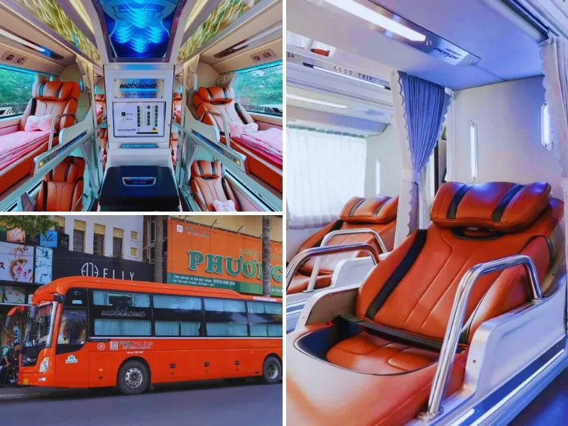 Nhà xe Phương Trang với limousine giường nằm 34 chỗ sang trọng