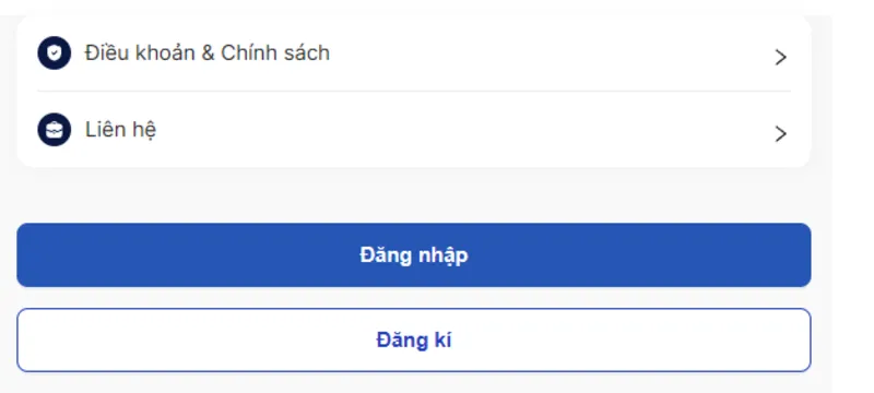Nhập thông tin vào ô đăng nhập