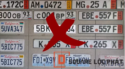 Các dãy số thường bị kiêng kỵ trong biển số xe