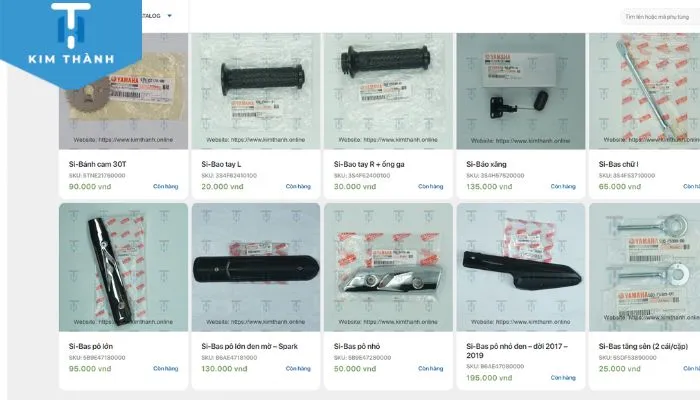 Phụ tùng thường thay thế tại Kim Thành