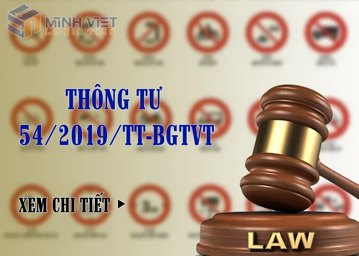 Những thay đổi của thông tư 54/2019/TT-BGTVT