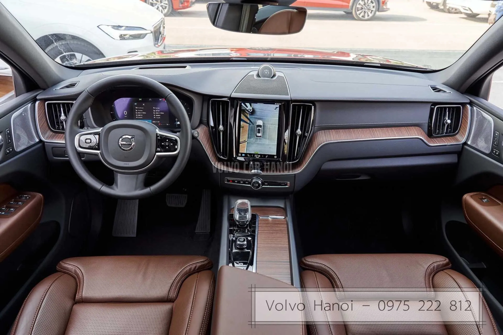 Nội thất nâu Maroon Volvo XC60