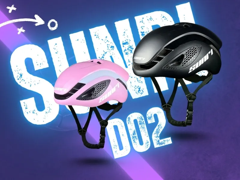 Nón bảo hiểm xe đạp Sunri D02 thiết kế nhiều mẫu hợp thời trang