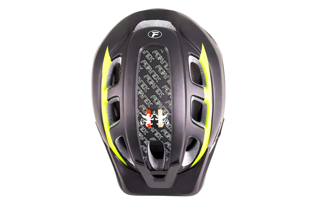 Góc nhìn từ trên xuống của mũ bảo hiểm xe máy thể thao chất liệu nhựa ABS nguyên sinh