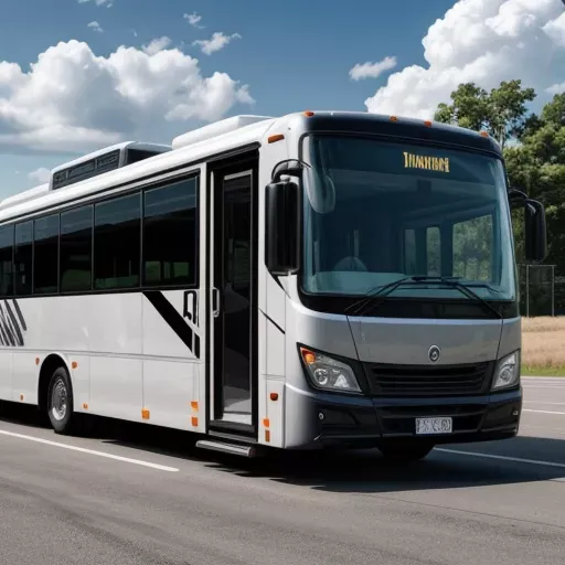 Ô tô chở khách nối toa hiện đại