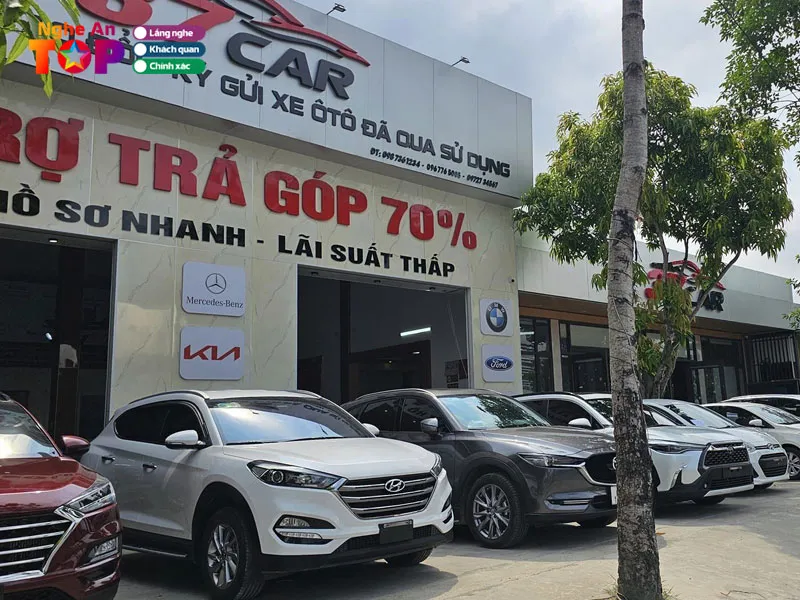 Hình ảnh mặt tiền showroom Ô tô cũ Nghệ An – 37 Car