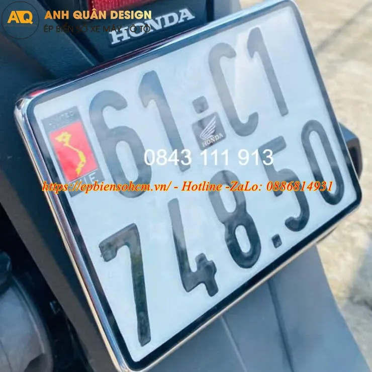 Ốp Biển Số Châu Âu cho xe máy