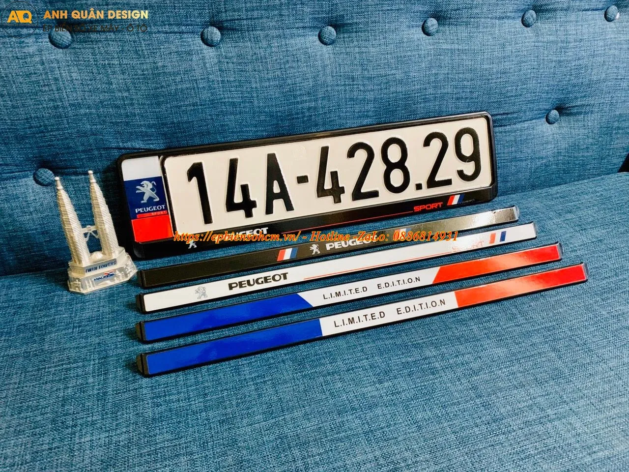 Ốp Biển Số Châu Âu cho ô tô