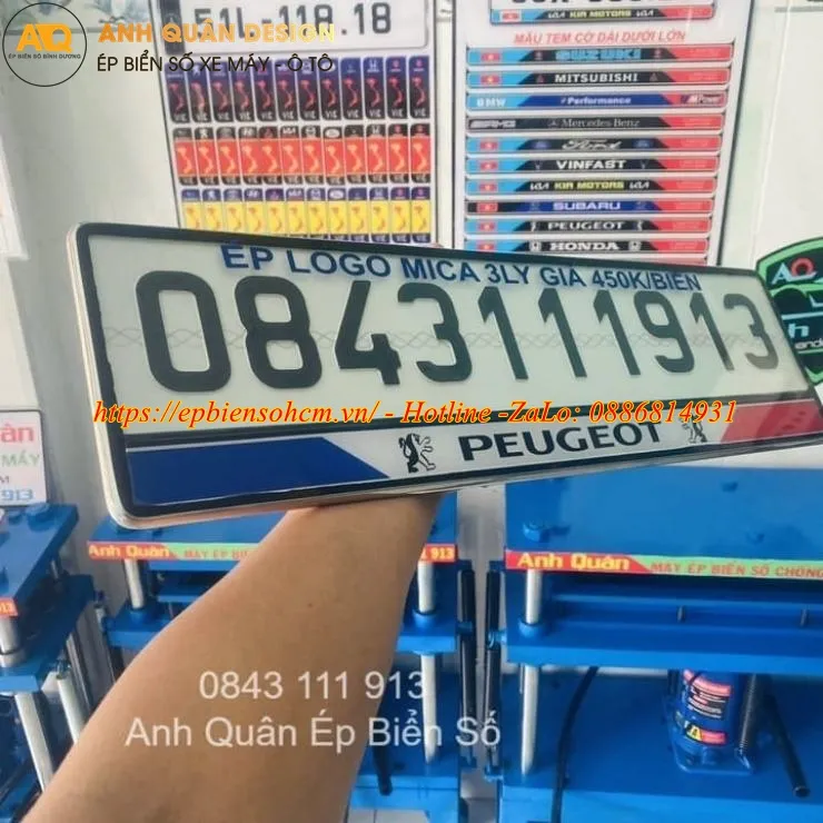 Ốp Biển Số Châu Âu cho ô tô