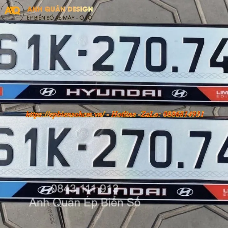 Ốp Biển Số Châu Âu cho ô tô