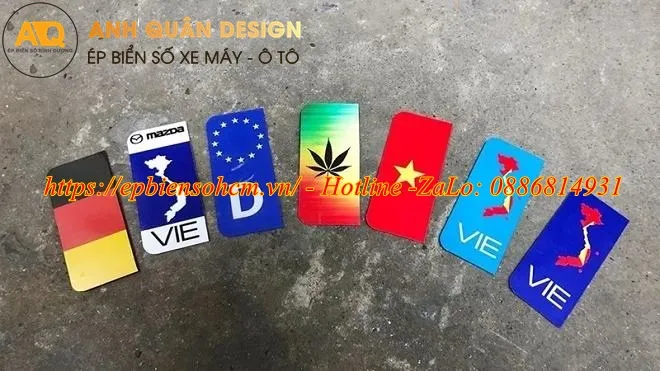 Tem Ốp Biển Số Châu Âu cho ô tô