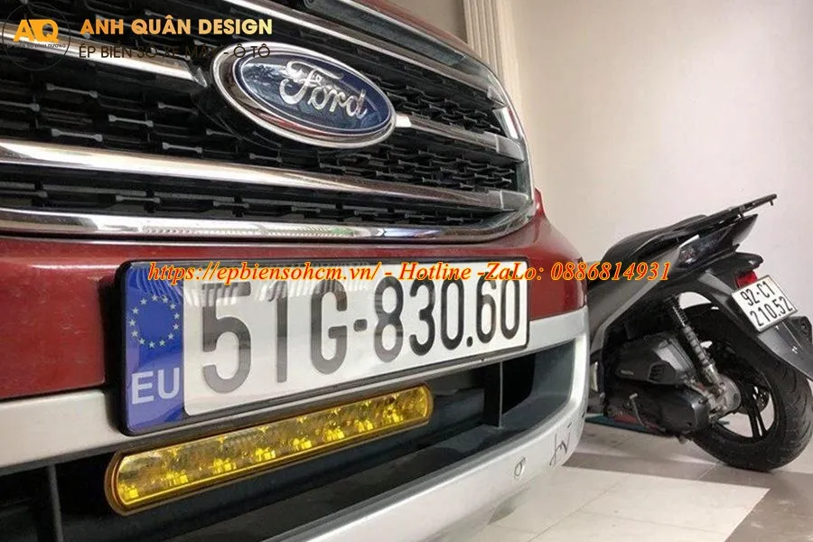 Ốp Biển Số Châu Âu cho ô tô