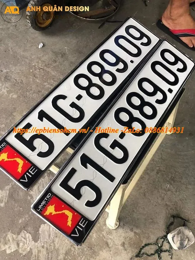 Ốp Biển Số Châu Âu cho ô tô