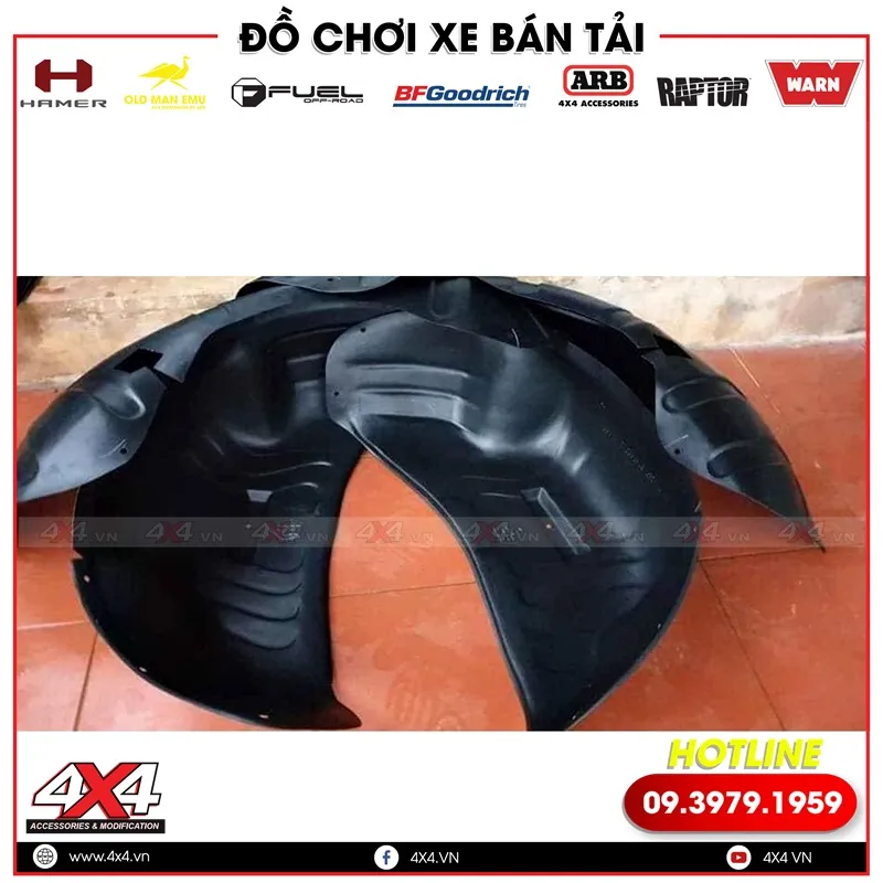 Ốp lồng vè được sử dụng phổ biến vì giúp vệ sinh phần hốc bánh xe dễ dàng hơn