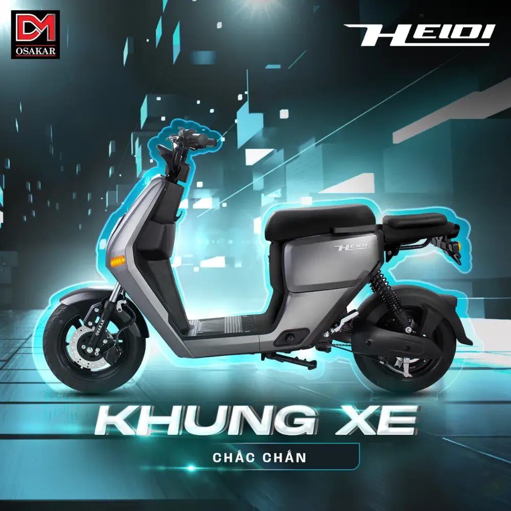 OSAKAR Heidi sá»Ÿ há»¯u khung xe vá»«a cháº¯c cháº¯n vá»«a nháº¹, nÃ¢ng cao Ä‘á»™ bá»n vÃ  hiá»‡u suáº¥t di chuyá»ƒn