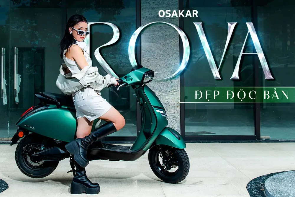 OSAKAR Rova mang Ä‘áº¿n thiáº¿t káº¿ thanh lá»‹ch, cháº¯c cháº¯n giÃºp báº¡n váº­n hÃ nh an toÃ n, dá»… dÃ ng mÃ  khÃ´ng cáº§n báº±ng lÃ¡i