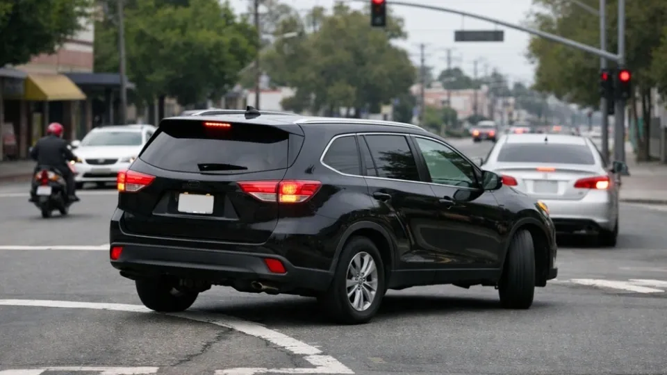 Ô tô không bật xi nhan khi chuyển hướng có thể bị phạt