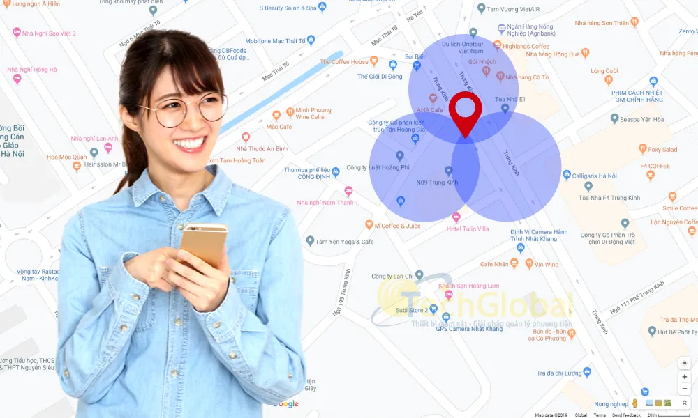 Dòng thiết bị định vị quản lý bằng ứng dụng tiện lợi