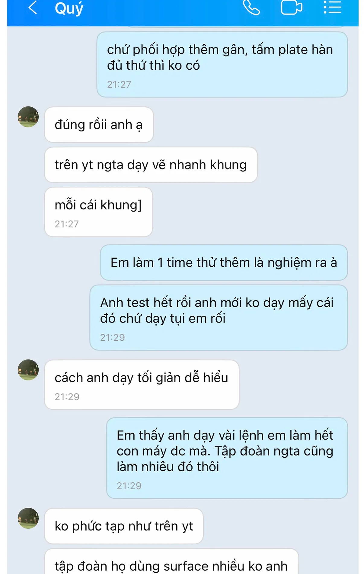 Cảm nhận của học viên khóa học thiết kế chuẩn tập đoàn