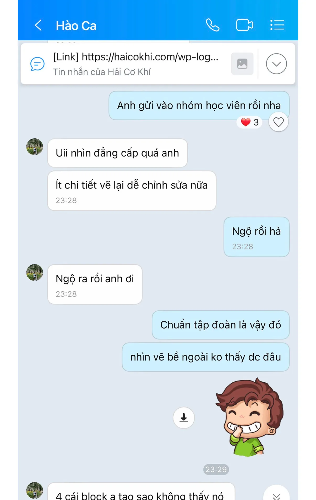 Cảm nhận của học viên khóa học thiết kế chuẩn tập đoàn