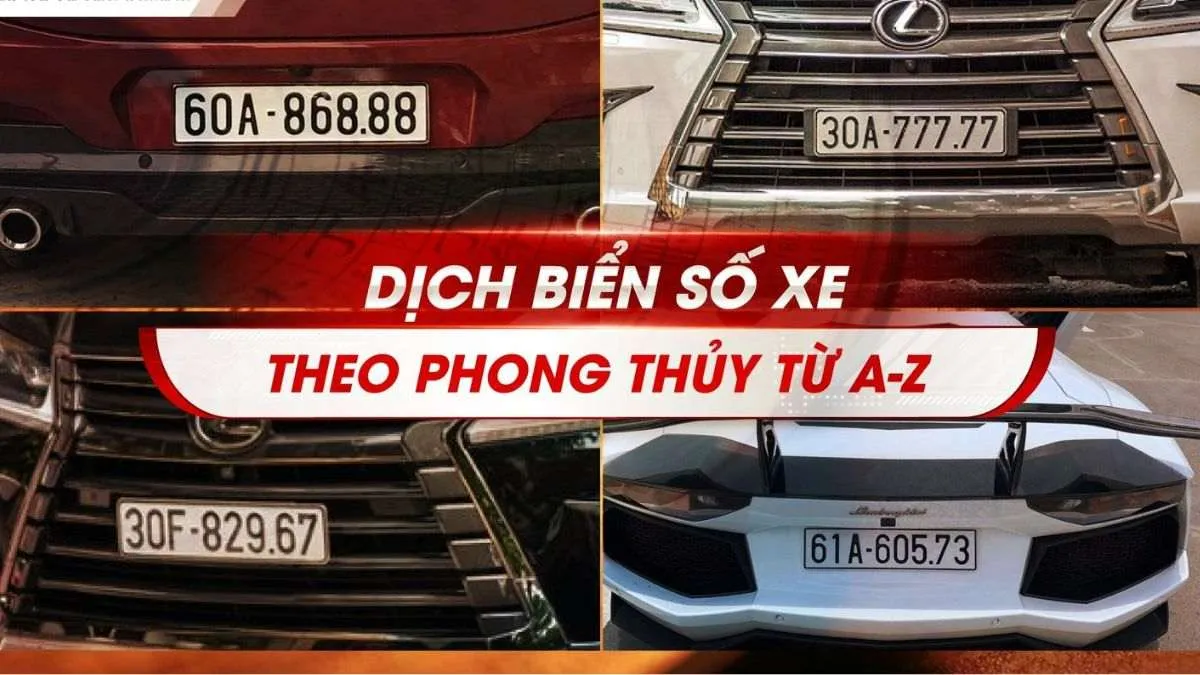 Phần mềm tra cứu biển số xe phong thủy toàn quốc hỗ trợ người dùng biết rõ vận hạn dãy số