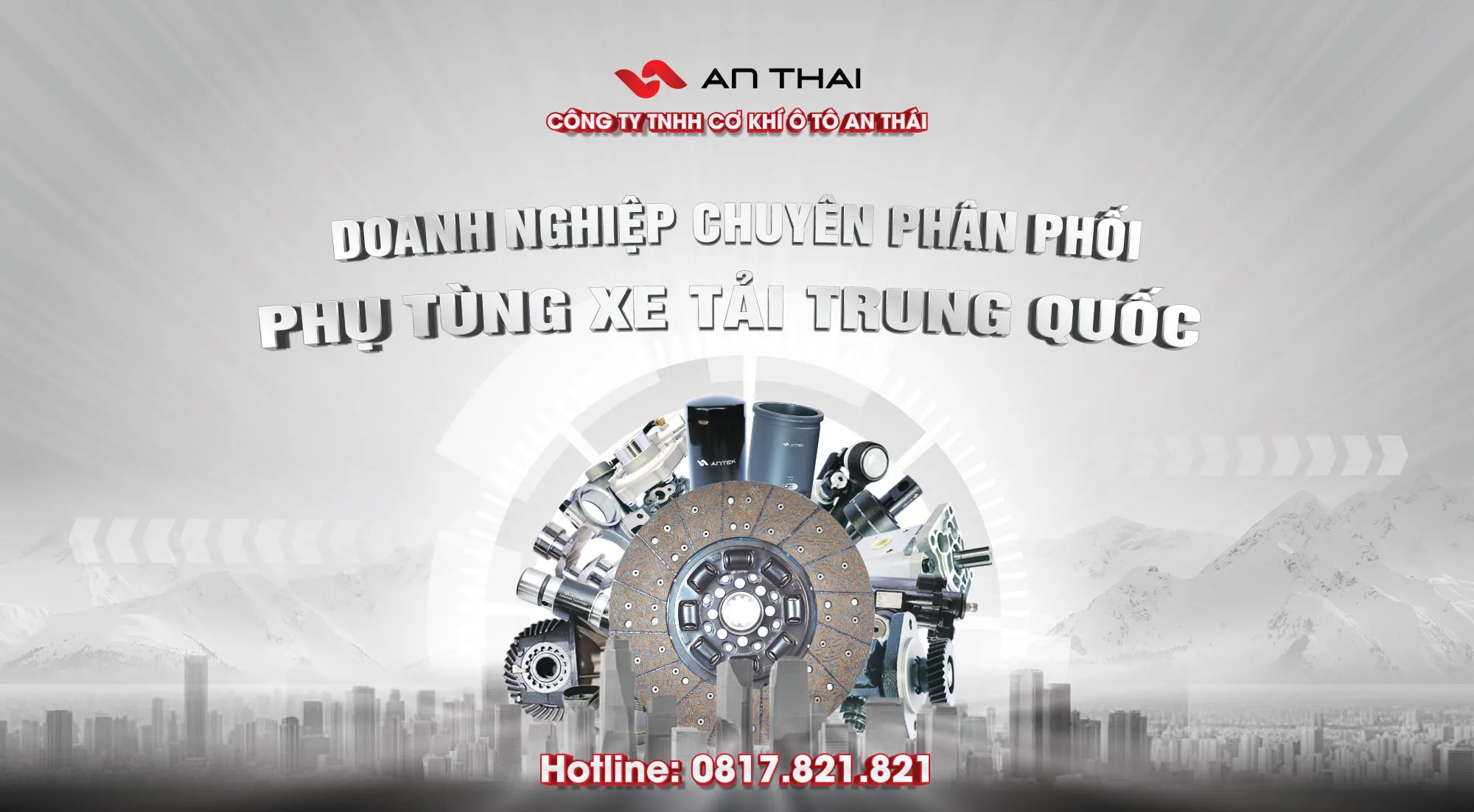 Công ty An Thái - Chuyên phân phối Phụ tùng xe tải Trung Quốc