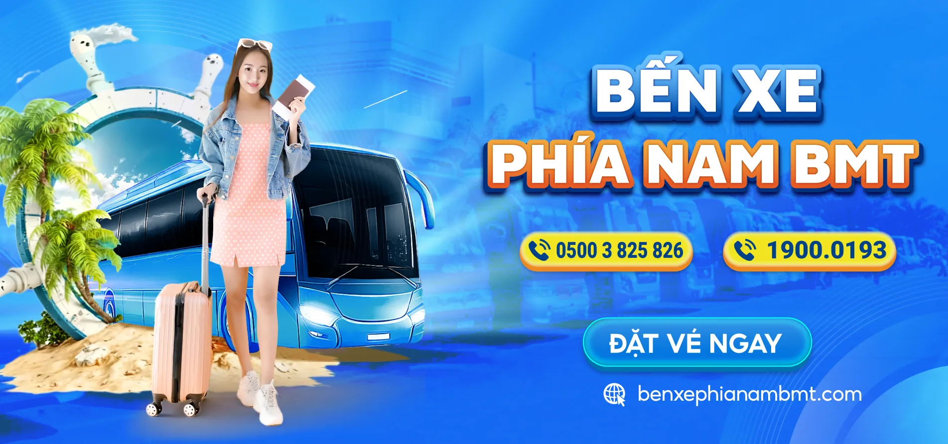 Bến xe khách phía nam Buôn Ma Thuột - cổng chính