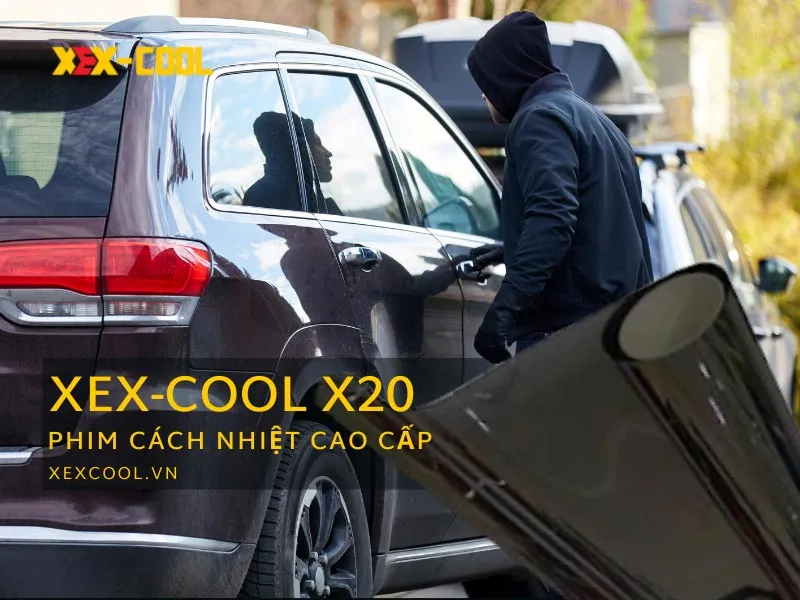 Phim cách nhiệt ô tô X20 chống nhìn trộm