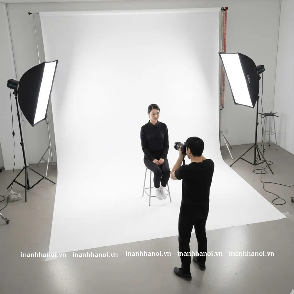 Phông nền xanh dương tiêu chuẩn cho ảnh thẻ lái xe ô tô và xe máy