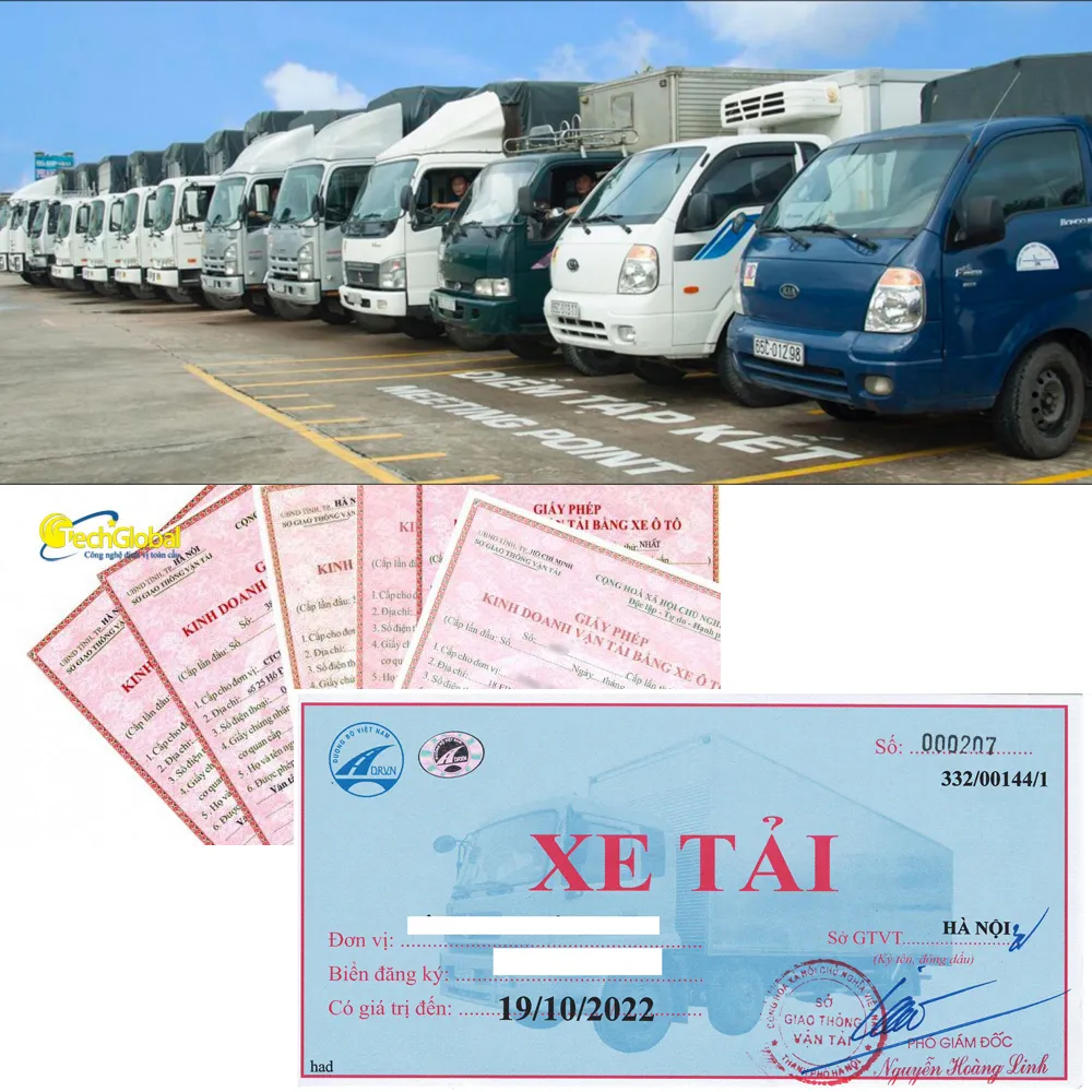 Mẫu phù hiệu xe tải đúng chuẩn quy định của Bộ Giao thông Vận tải