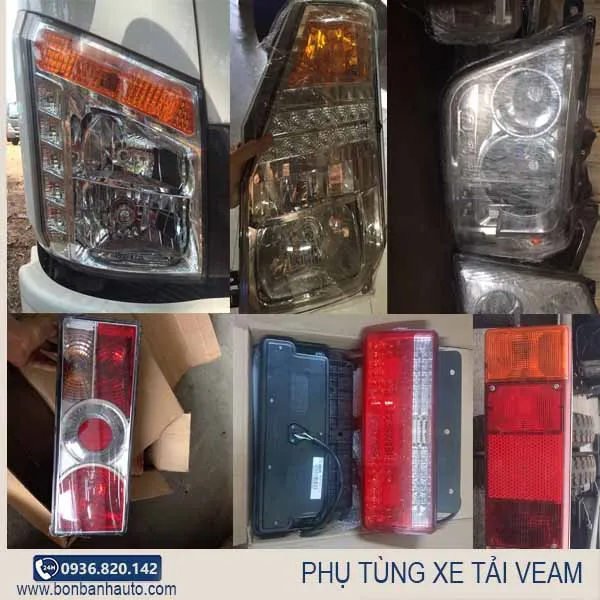 Đèn pha xe tải Veam chính hãng