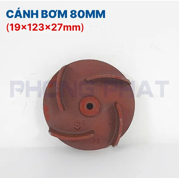 Cánh bơm máy bơm nước họng 80mm (19x123x27mm)