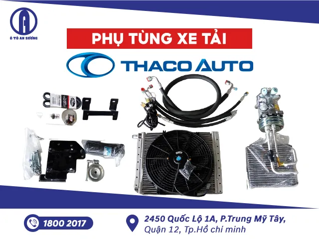 Phụ tùng xe tải Thaco tại Ô tô An Sương