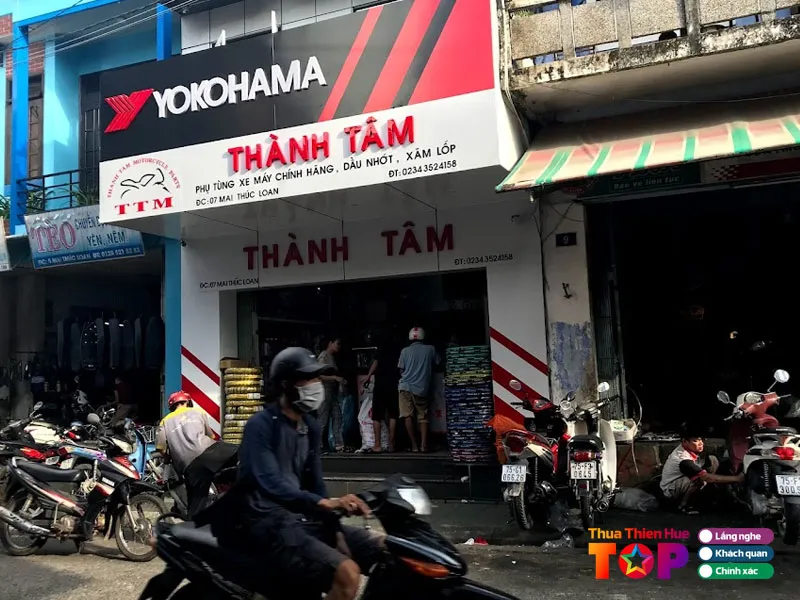 Cơ sở phụ tùng xe máy Thành Tâm tại Mai Thúc Loan Huế