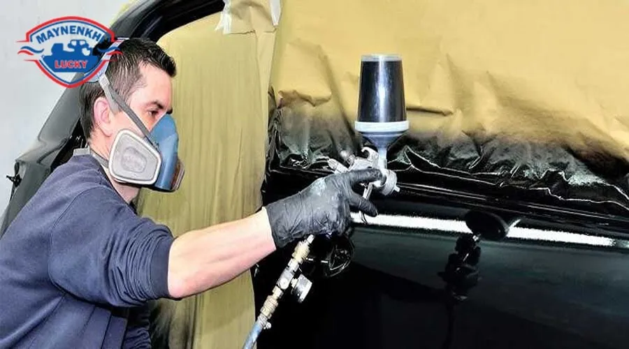 Đánh giá mức độ hư hỏng bề mặt trước khi tiến hành quy trình sơn xe ô tô