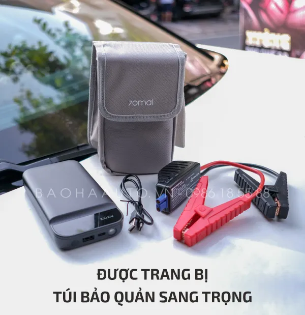 Pin dự phòng kích bình ô tô không dây Xiaomi 70mai 11100mAh chính hãng
