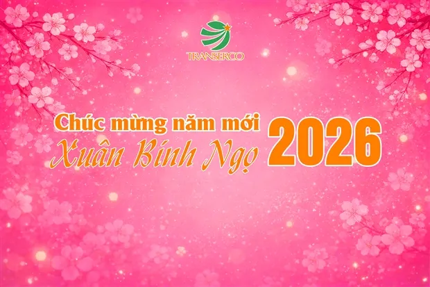 Poster chúc mừng và cam kết dịch vụ