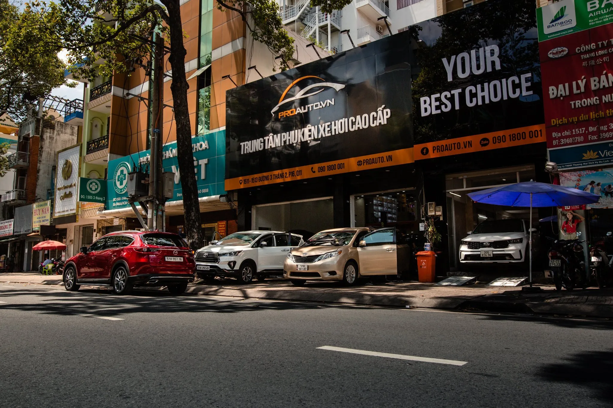 Không gian xưởng dịch vụ bọc ghế da ô tô Bắc Ninh chuyên nghiệp tại Proauto.vn