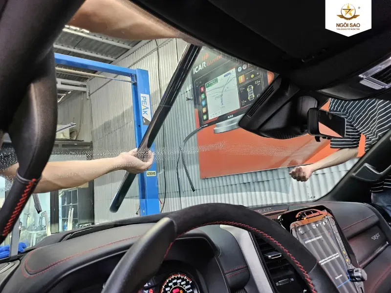 Bảng quy định về dán kính xe ô tô đối với từng vị trí kính nhằm đảm bảo tầm nhìn