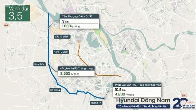 Quy hoạch đường vành đai 3.5 Hà Nội