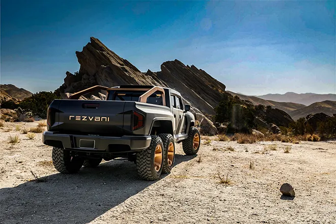 Rezvani Hercules 6x6 chiếc xe bán tải 3 cầu vạn người mê - 4