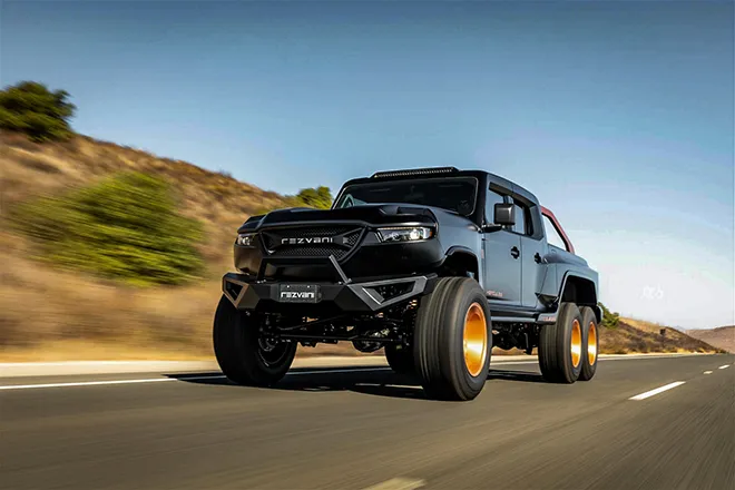 Rezvani Hercules 6x6 chiếc xe bán tải 3 cầu vạn người mê - 8