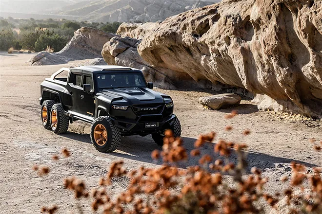 Rezvani Hercules 6x6 chiếc xe bán tải 3 cầu vạn người mê - 10