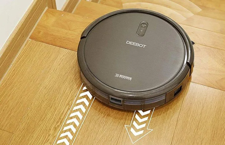 Robot hút bụi cảm biến thông thường có chức năng chống rơi cầu thang an toàn