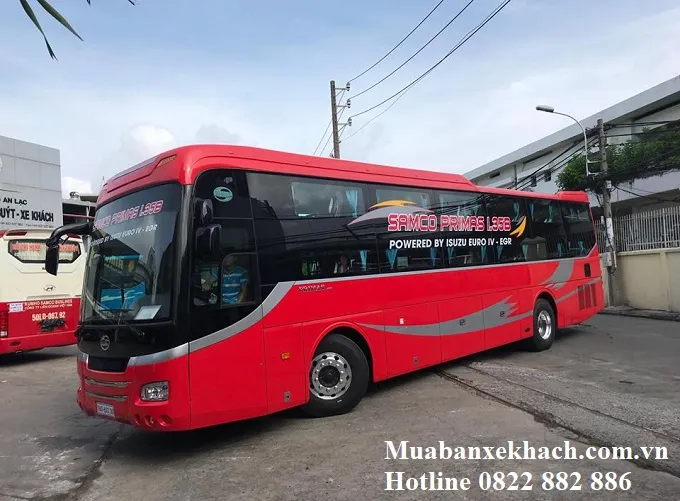 Xe giường nằm Samco Primas với động cơ Isuzu Nhật Bản, thiết kế Universe Hàn Quốc