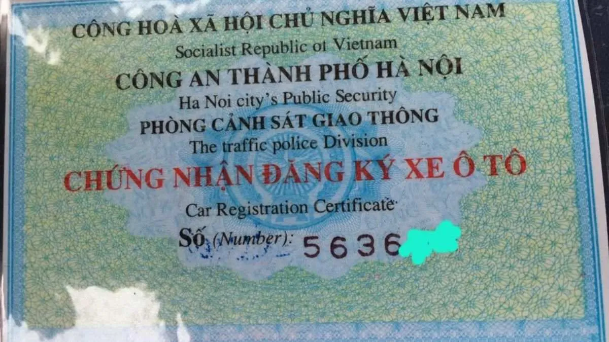 Thủ tục sang tên đổi chủ xe Ô tô khác tỉnh bước 7
